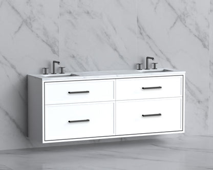 Edge 72" Wall hung Vanity Cabinet