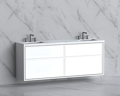 Edge 72" Wall hung Vanity Cabinet