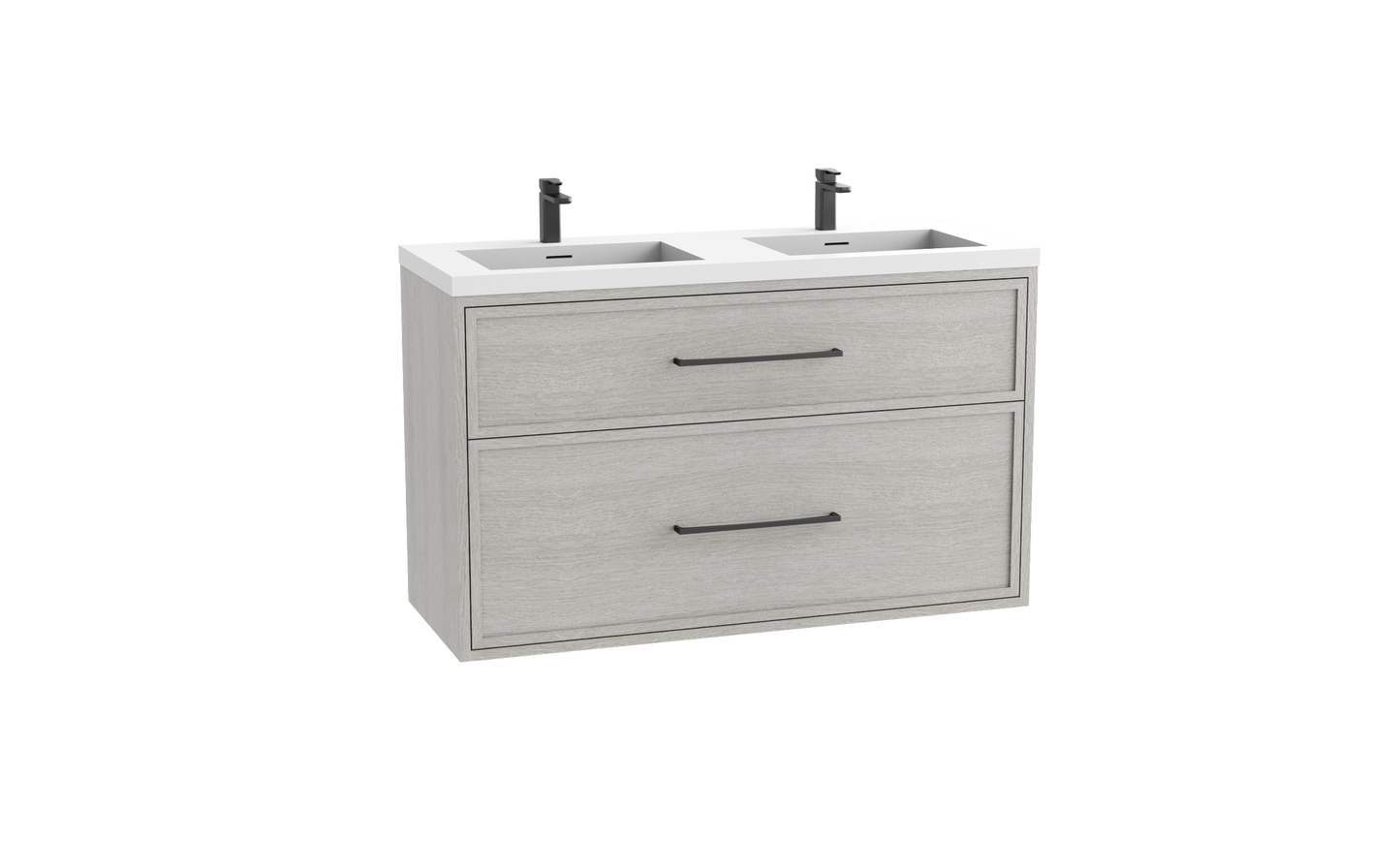 Edge SE 48D" Wall hung Vanity Cabinet