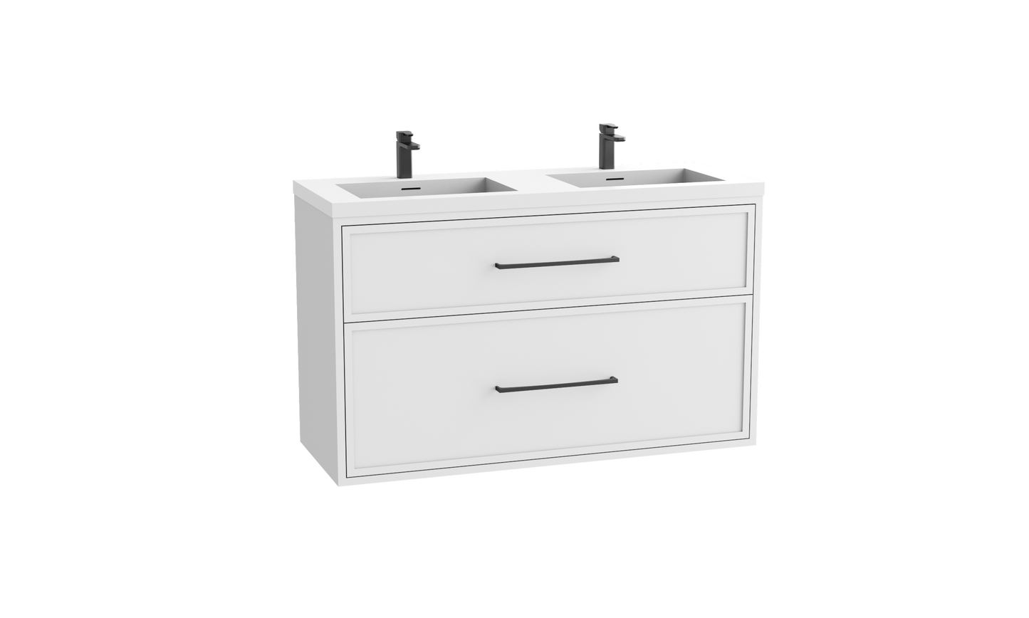 Edge SE 48D" Wall hung Vanity Cabinet