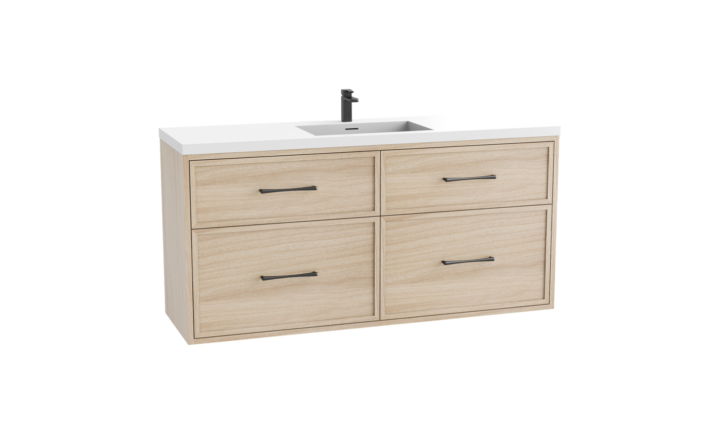 Edge SE 60C" Wall hung Vanity Cabinet