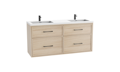 Edge SE 72D" Wall hung Vanity Cabinet