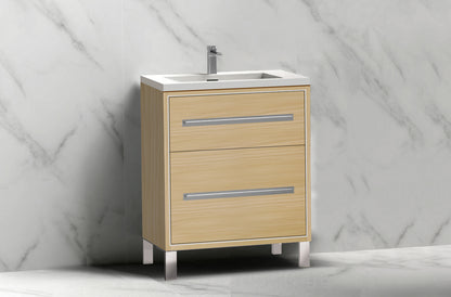 Pinnacle 24" Free Standing Vanity Cabinet with L-Feet