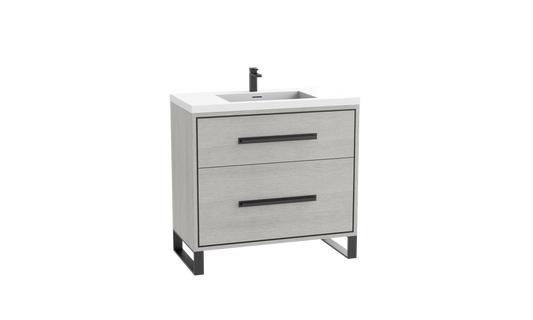 Madeli Pinnacle 36" Free Standing Vanity Cabinet