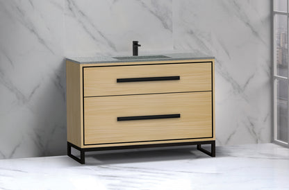 Pinnacle 48C" Free Standing Vanity Cabinet with C-Base