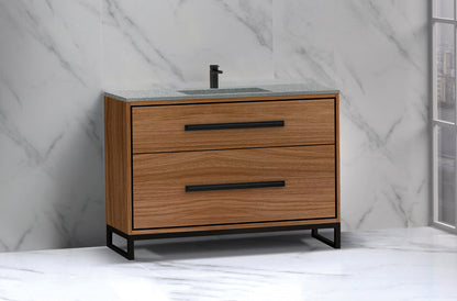Pinnacle 48C" Free Standing Vanity Cabinet with C-Base
