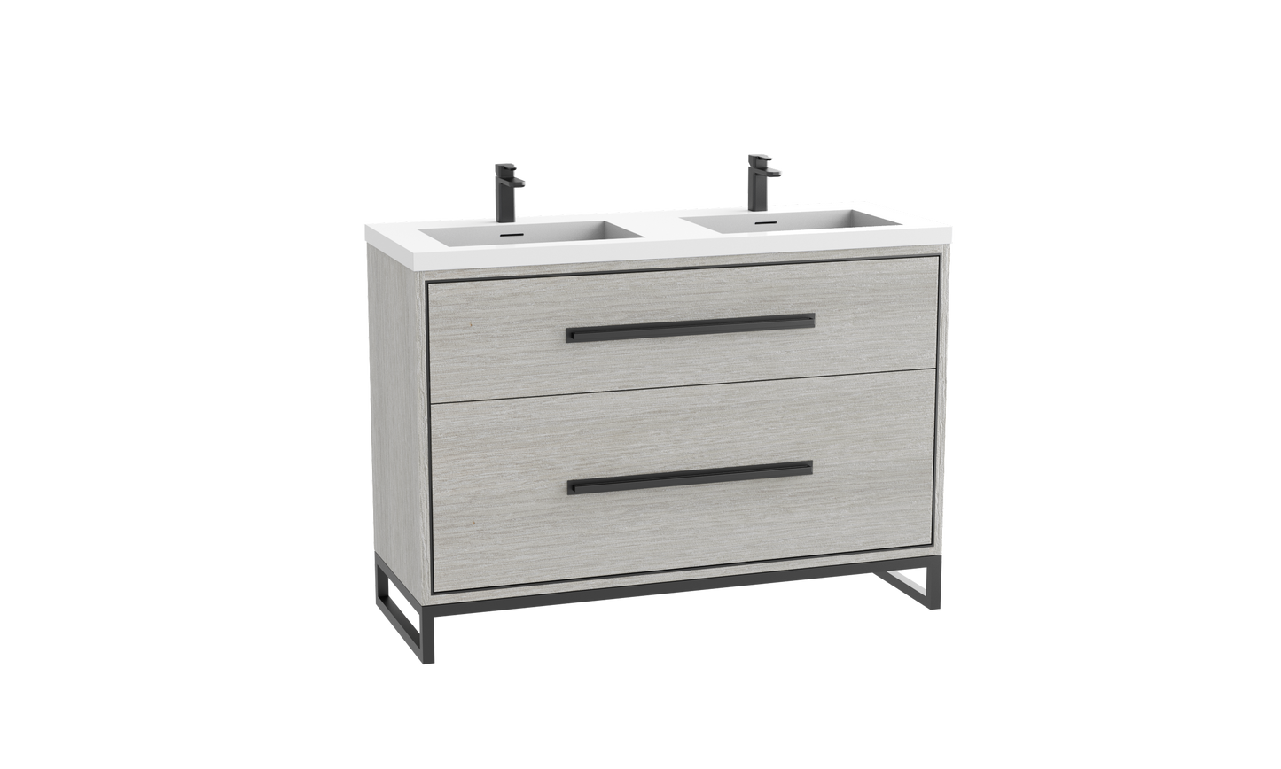 Madeli Pinnacle 48D" Free Standing Vanity Cabinet