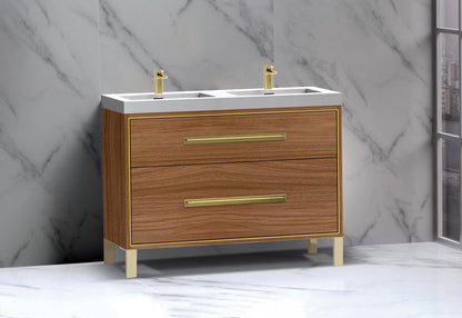 Pinnacle 48D" Free Standing Vanity Cabinet with L-Feet
