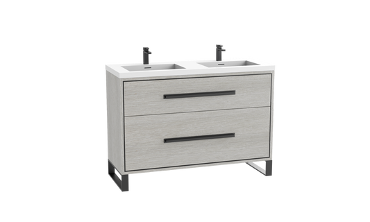 Madeli Pinnacle 48D" Free Standing Vanity Cabinet