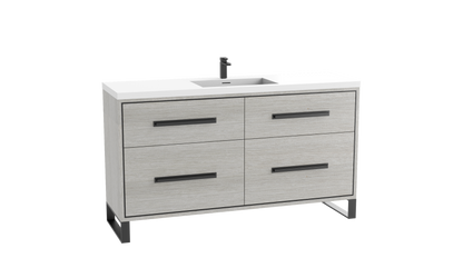 Madeli Pinnacle 60C" Free Standing Vanity Cabinet
