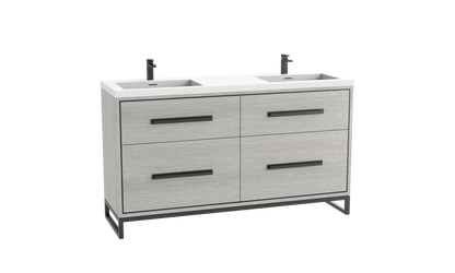Madeli Pinnacle 72D" Free Standing Vanity Cabinet