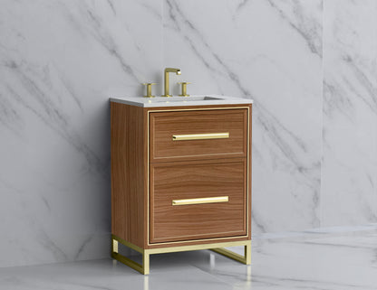 Profile 24" Free Standing Vanity Cabinet with Contempo Feet/Base