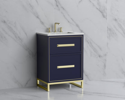Profile 24" Free Standing Vanity Cabinet with Contempo Feet/Base