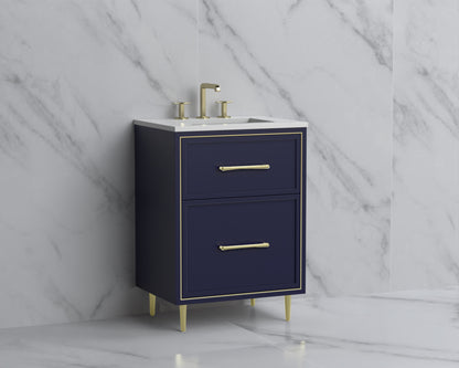 Profile 24" Free Standing Vanity Cabinet with Mid-Century Feet
