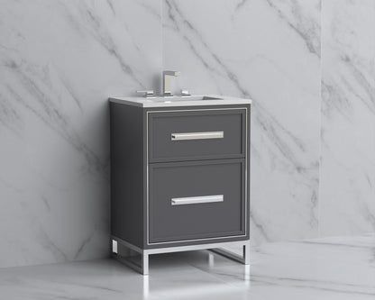 Profile 24" Free Standing Vanity Cabinet with Contempo Feet/Base
