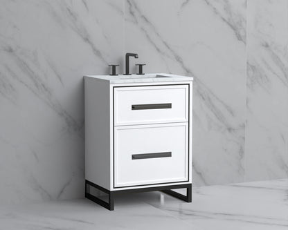 Profile 24" Free Standing Vanity Cabinet with Contempo Feet/Base