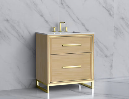 Profile 30" Free Standing Vanity Cabinet with Contempo Feet/Base
