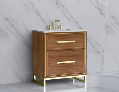 Profile 30" Free Standing Vanity Cabinet with Contempo Feet/Base