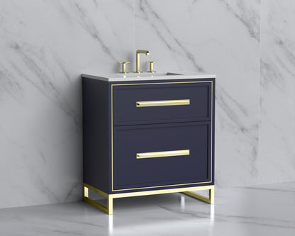 Profile 30" Free Standing Vanity Cabinet with Contempo Feet/Base
