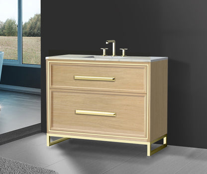 Profile 42" Free Standing Vanity Cabinet