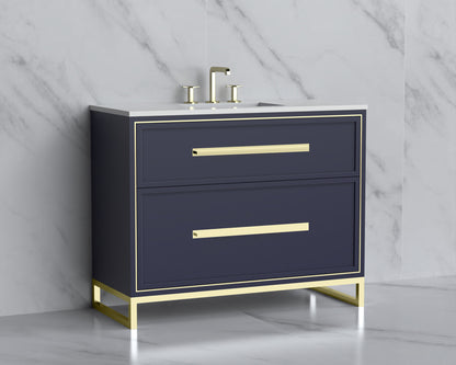 Profile 42" Free Standing Vanity Cabinet
