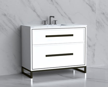 Profile 42" Free Standing Vanity Cabinet