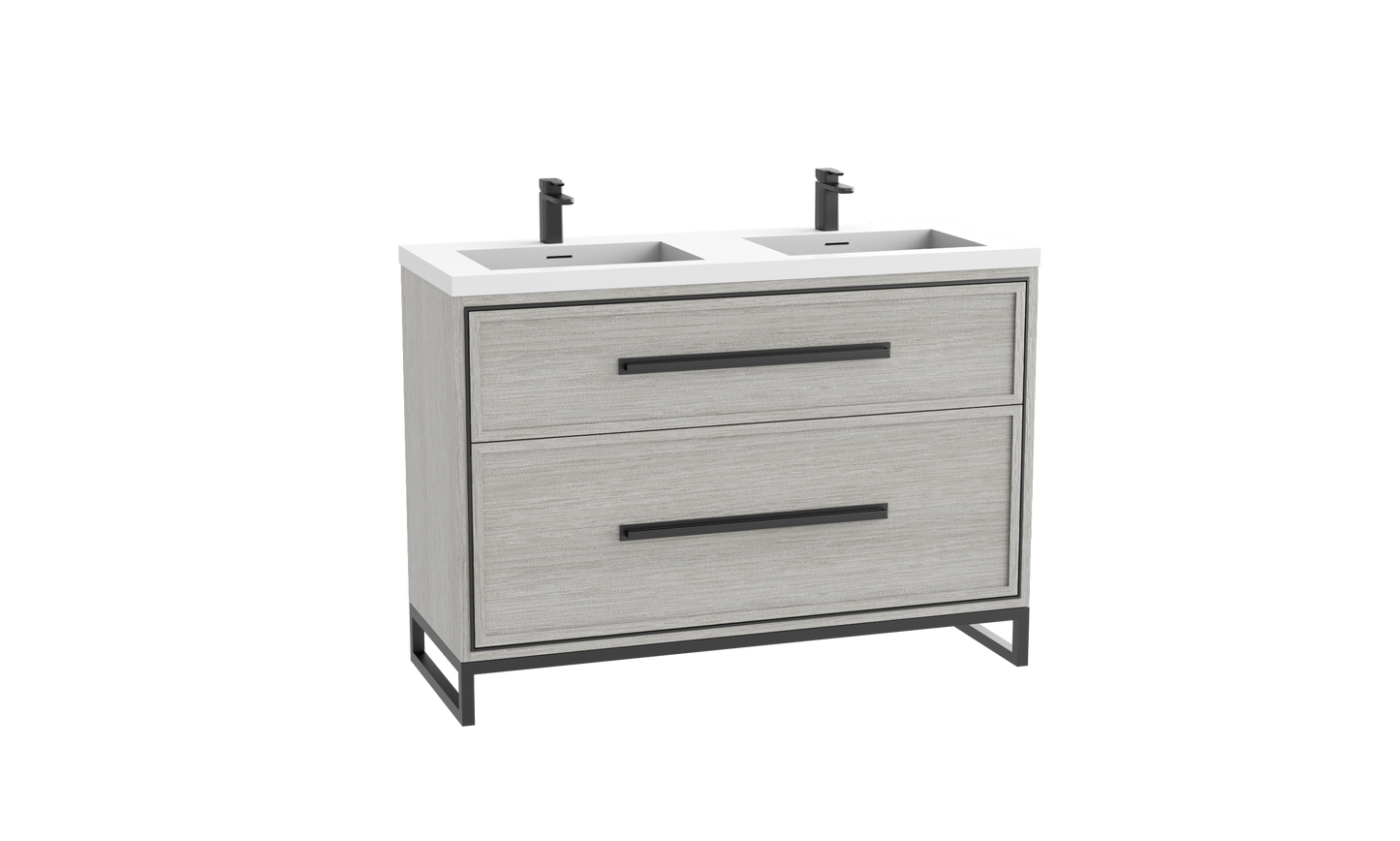 Madeli Profile 48D" Free Standing Vanity Cabinet
