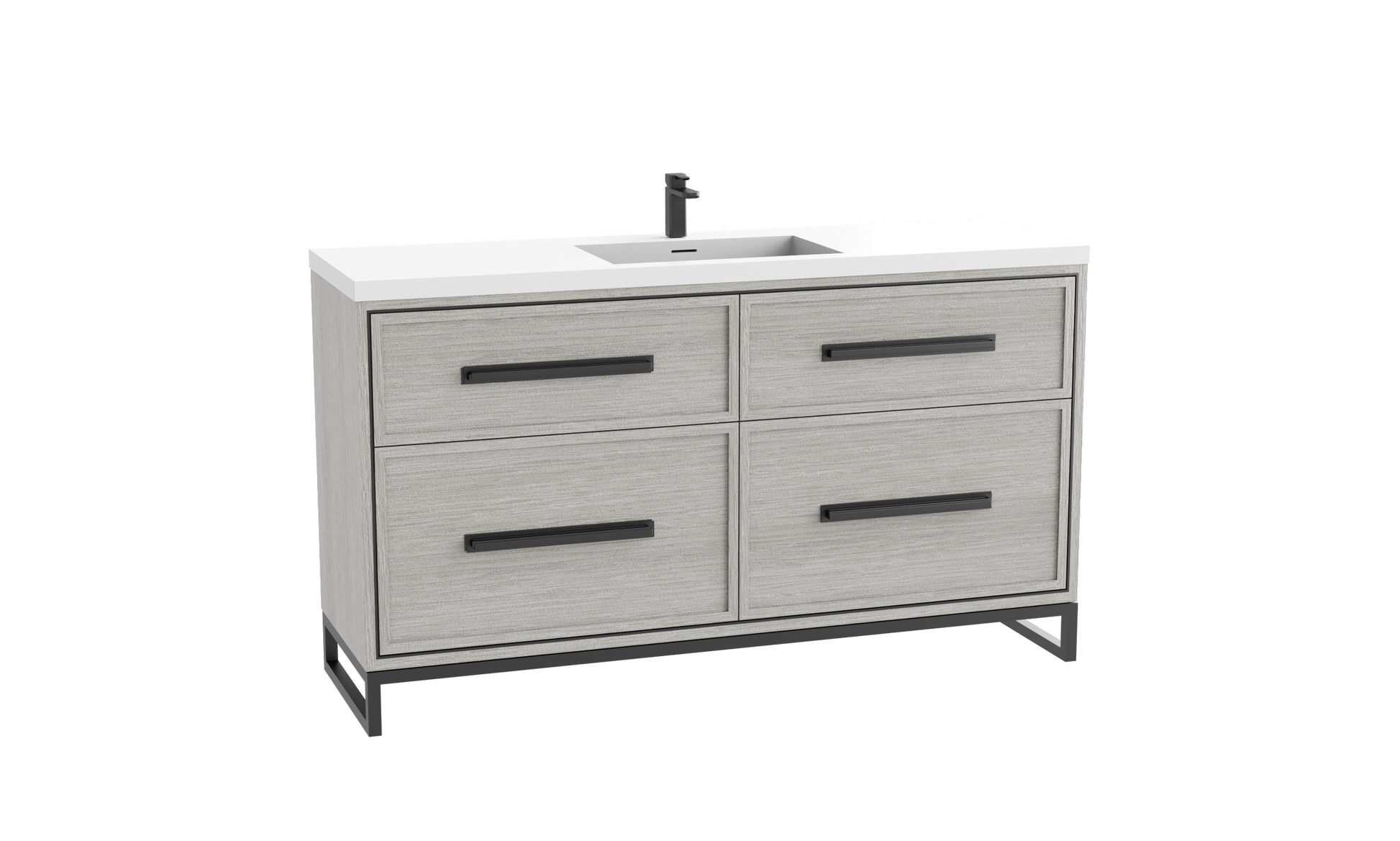 Madeli Profile 60C" Free Standing Vanity Cabinet