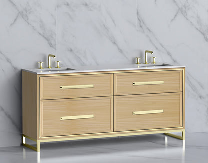 Profile 72" Free Standing Vanity Cabinet with Contempo Feet/Base