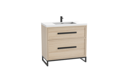 Profile SE 36" Free standing Vanity Cabinet with Contempo Feet/Base