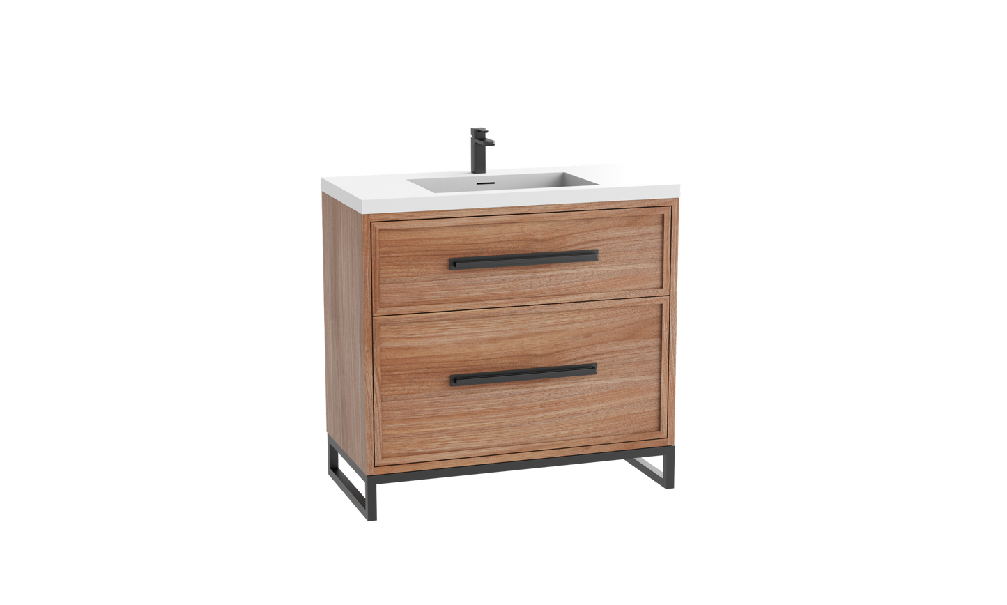 Profile SE 48C" Free standing Vanity Cabinet with Contempo Feet/Base