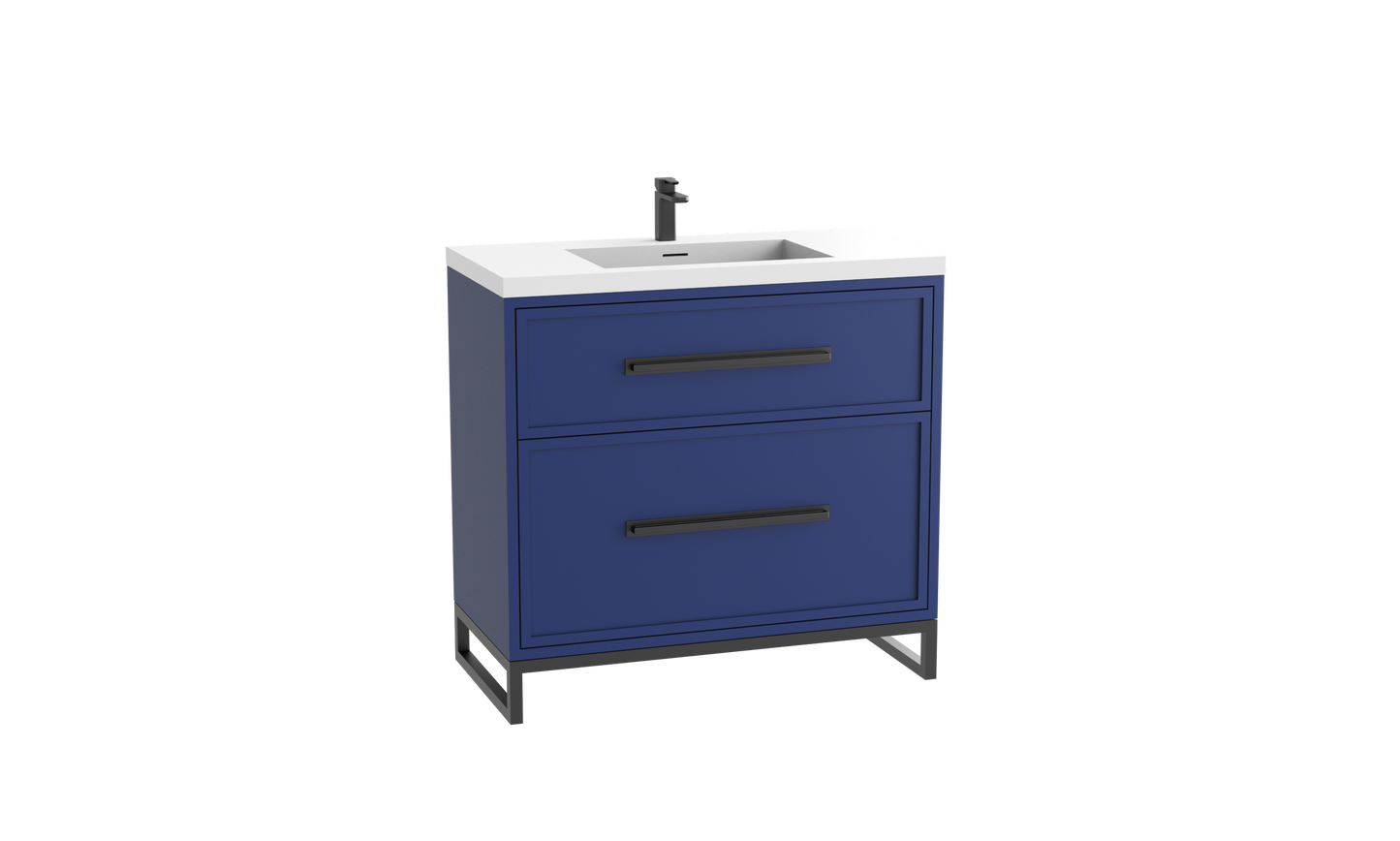 Profile SE 30" Free standing Vanity Cabinet with Contempo Feet/Base