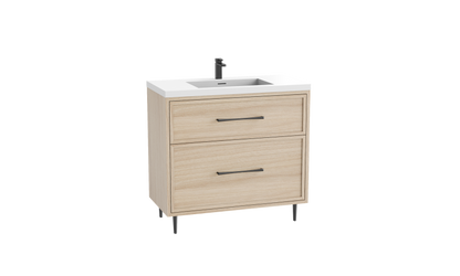 Profile SE 48C" Free standing Vanity Cabinet with Mid-Century Feet
