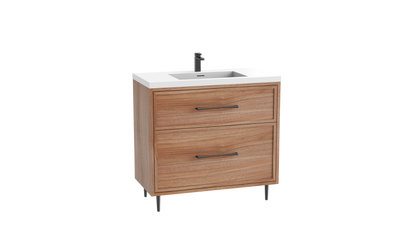 Profile SE 42" Free standing Vanity Cabinet with Mid-Century Feet