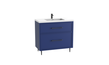Profile SE 24" Free standing Vanity Cabinet with Mid-Century Feet