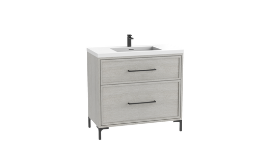 Profile SE 48C" Free standing Vanity Cabinet with Trendsitional Feet
