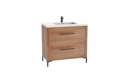 Profile SE 36" Free standing Vanity Cabinet with Trendsitional Feet