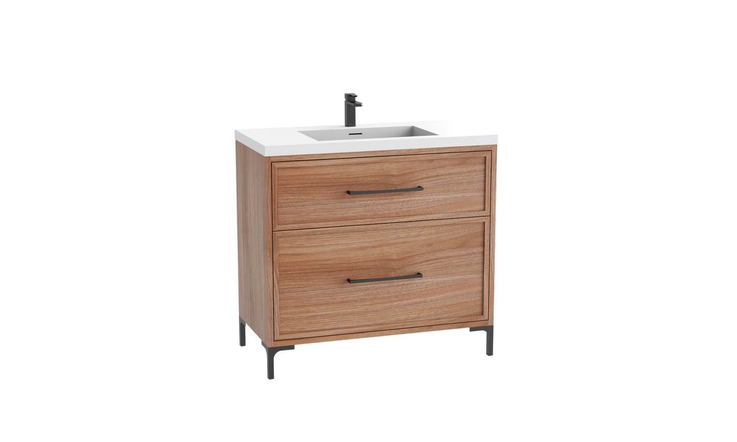 Profile SE 48C" Free standing Vanity Cabinet with Trendsitional Feet