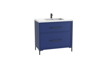 Profile SE 42" Free standing Vanity Cabinet with Trendsitional Feet