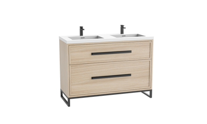 Profile SE 48D" Free standing Vanity Cabinet with Contempo Feet/Base