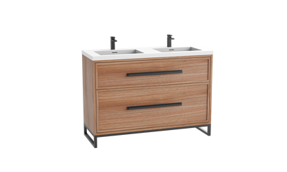 Profile SE 48D" Free standing Vanity Cabinet with Contempo Feet/Base
