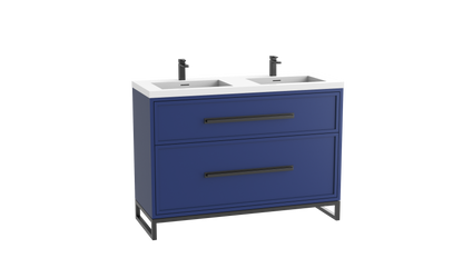 Profile SE 48D" Free standing Vanity Cabinet with Contempo Feet/Base