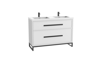 Profile SE 48D" Free standing Vanity Cabinet with Contempo Feet/Base