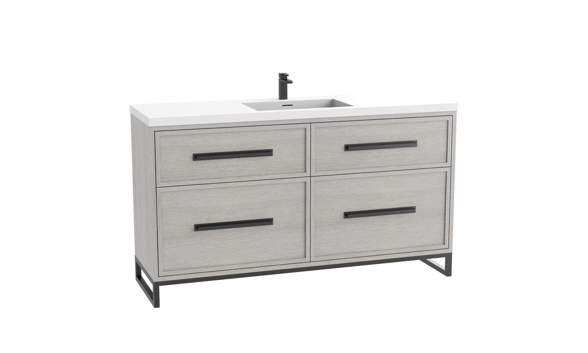 Madeli Profile SE 60C" Free standing Vanity Cabinet