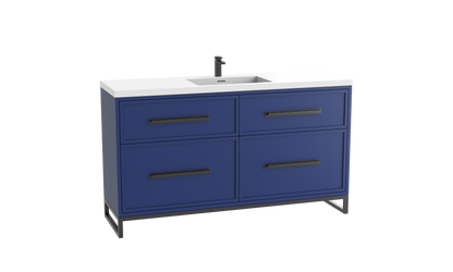 Profile SE 60C" Free standing Vanity Cabinet with Contempo Feet/Base
