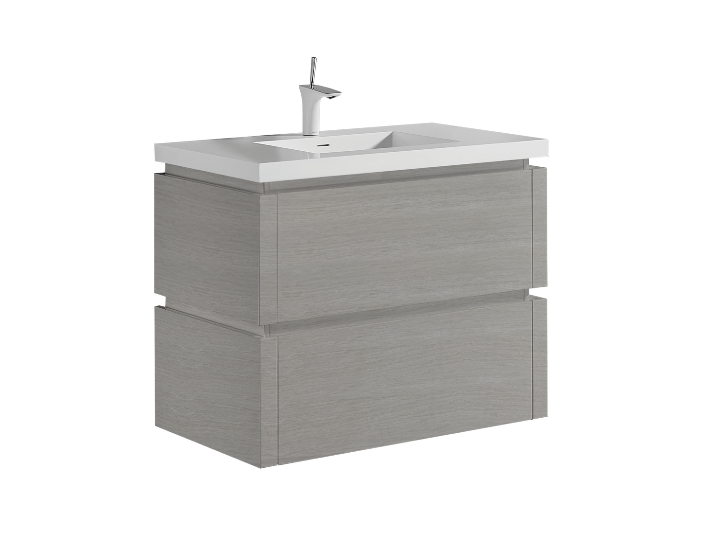 Cube 48C" Wall hung Vanity Cabinet