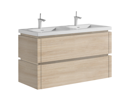 Cube 48D" Wall hung Vanity Cabinet