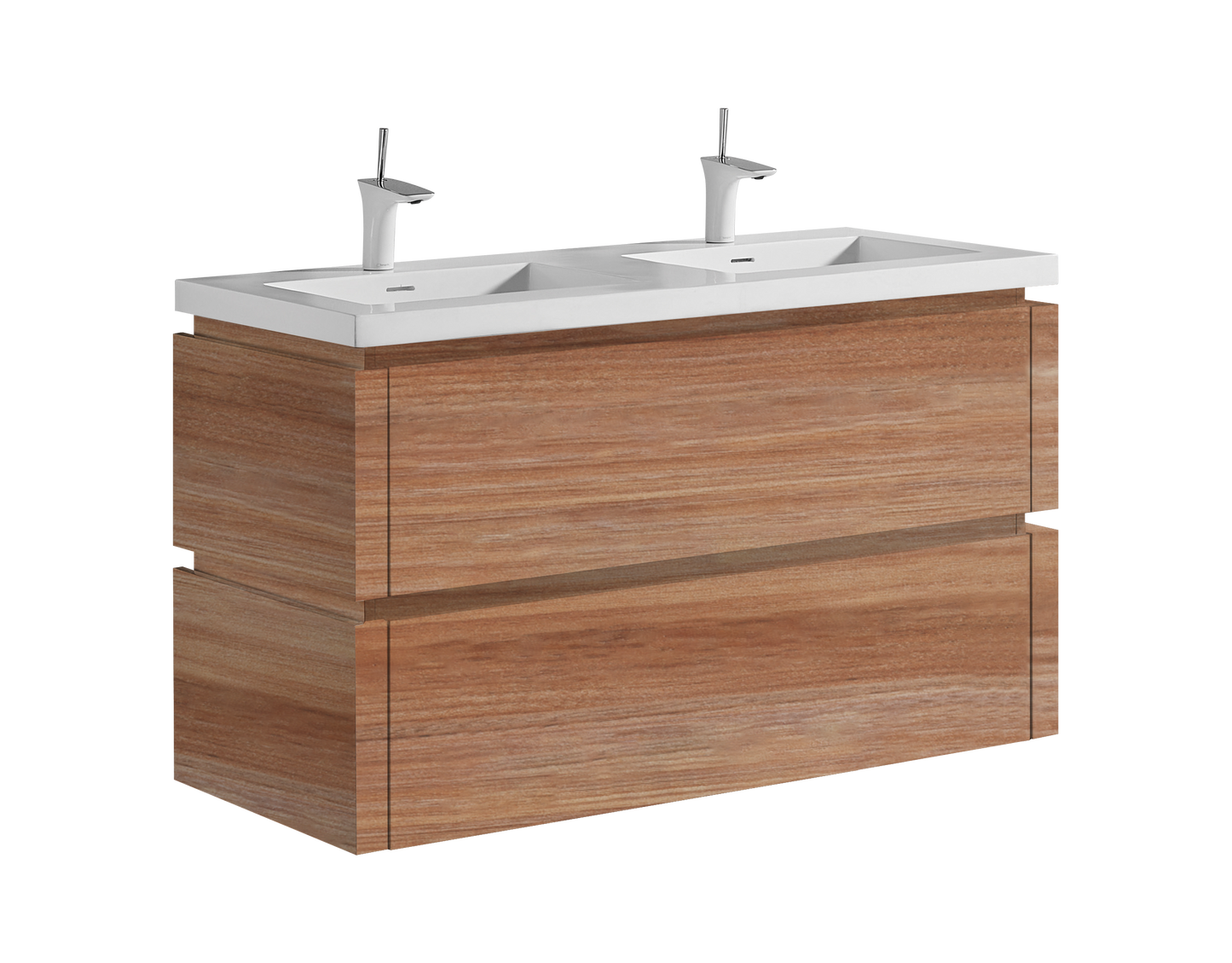 Cube 48D" Wall hung Vanity Cabinet