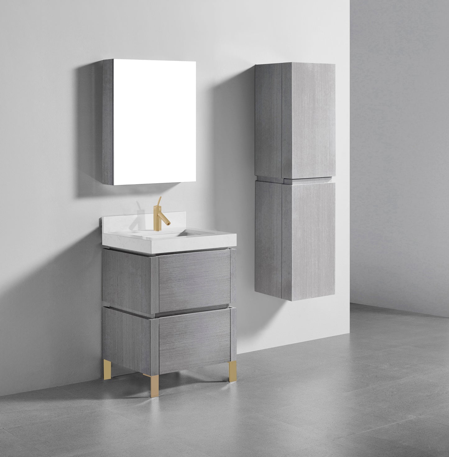 Metro 24" Free Standing Vanity Cabinet