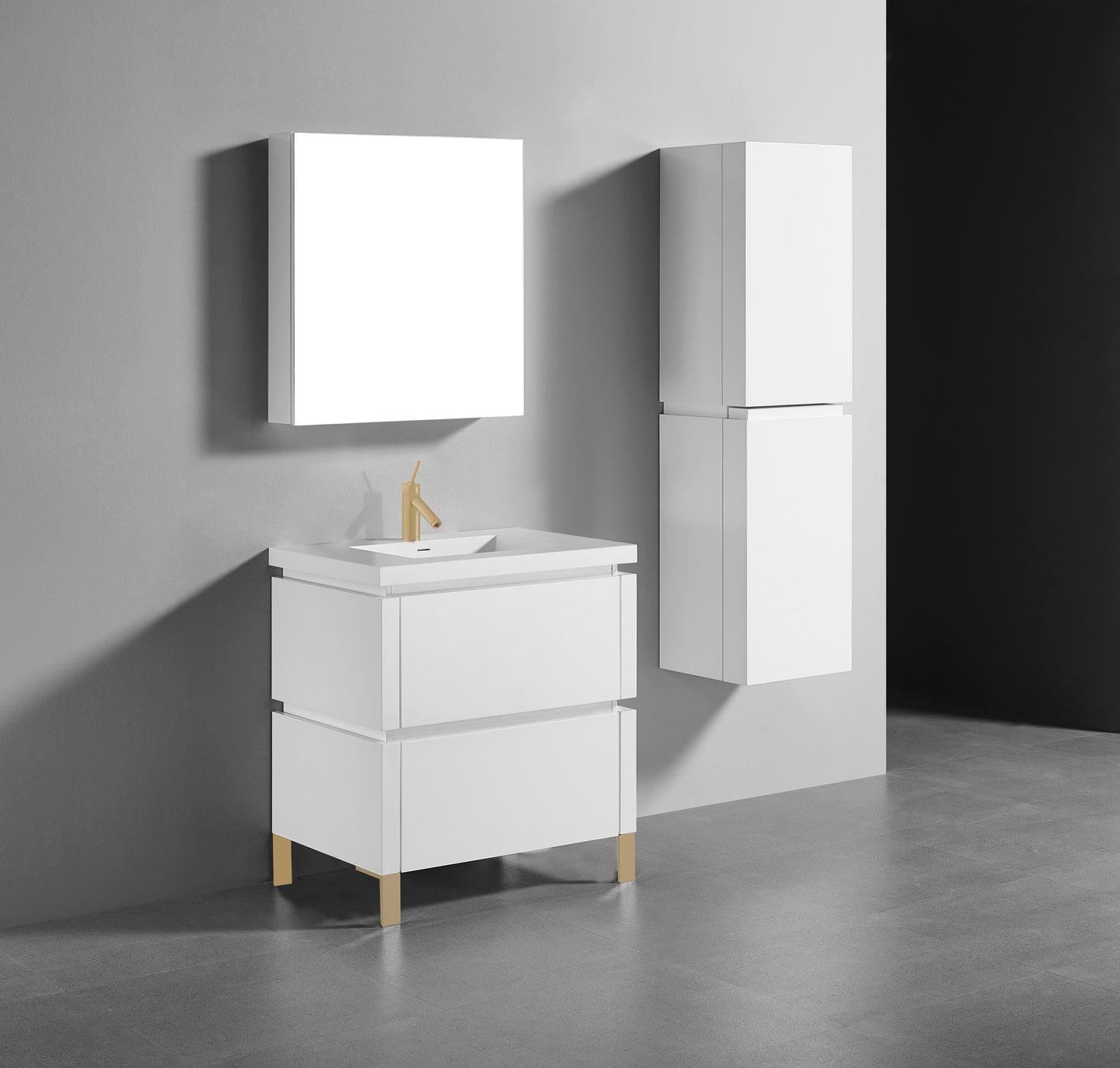 Metro 30" Free Standing Vanity Cabinet